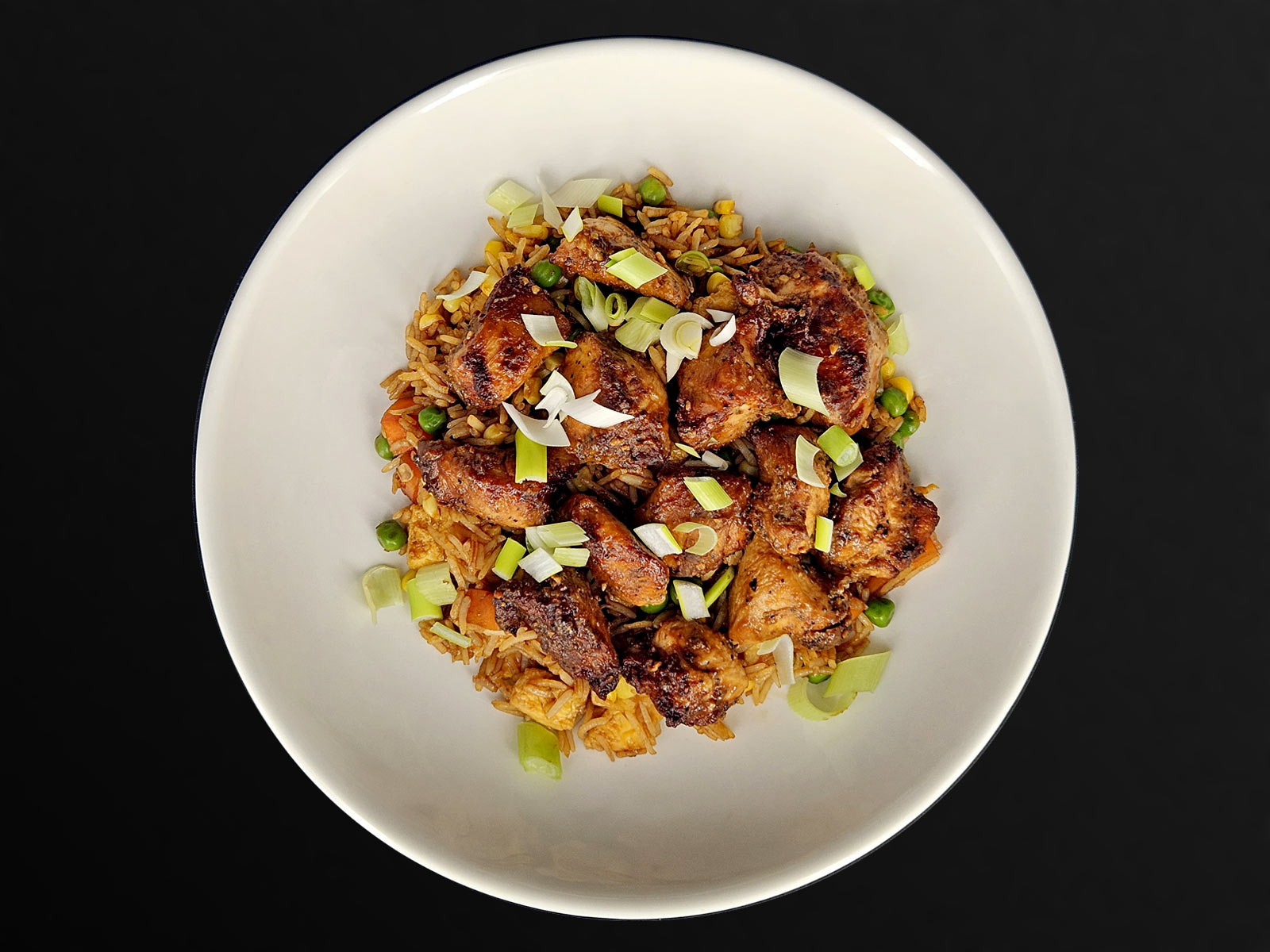 Crispy Chicken Fried Rice & Vegetables