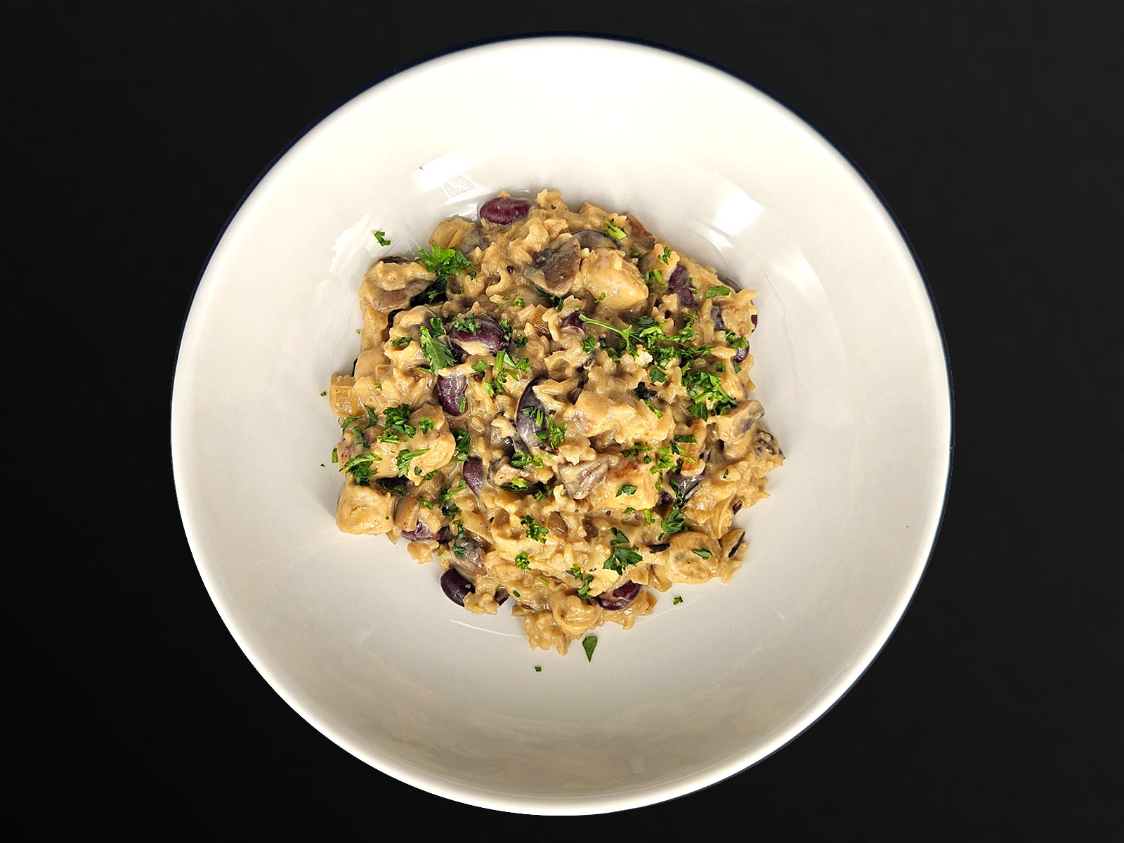 Turkey Sausage & Red Kidney Bean Rice Bowl 