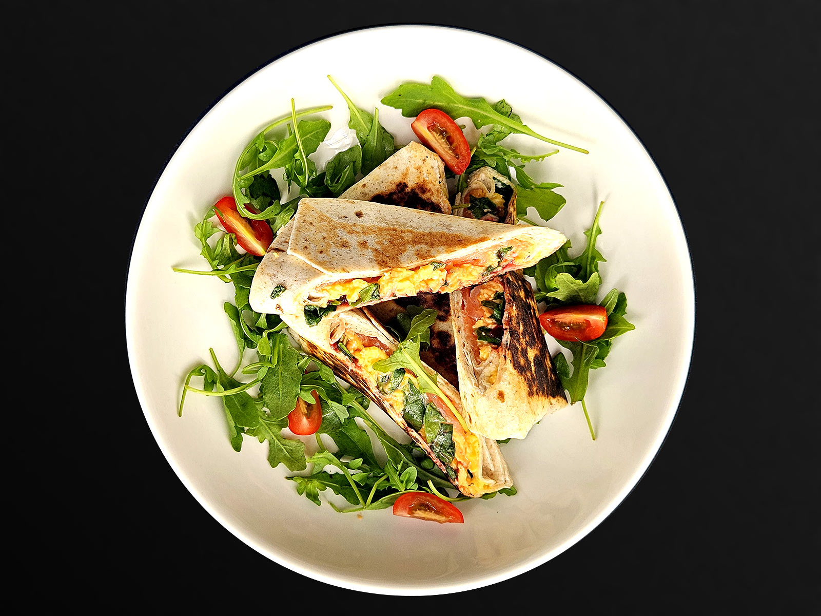 Smoked Salmon & Egg Wrap