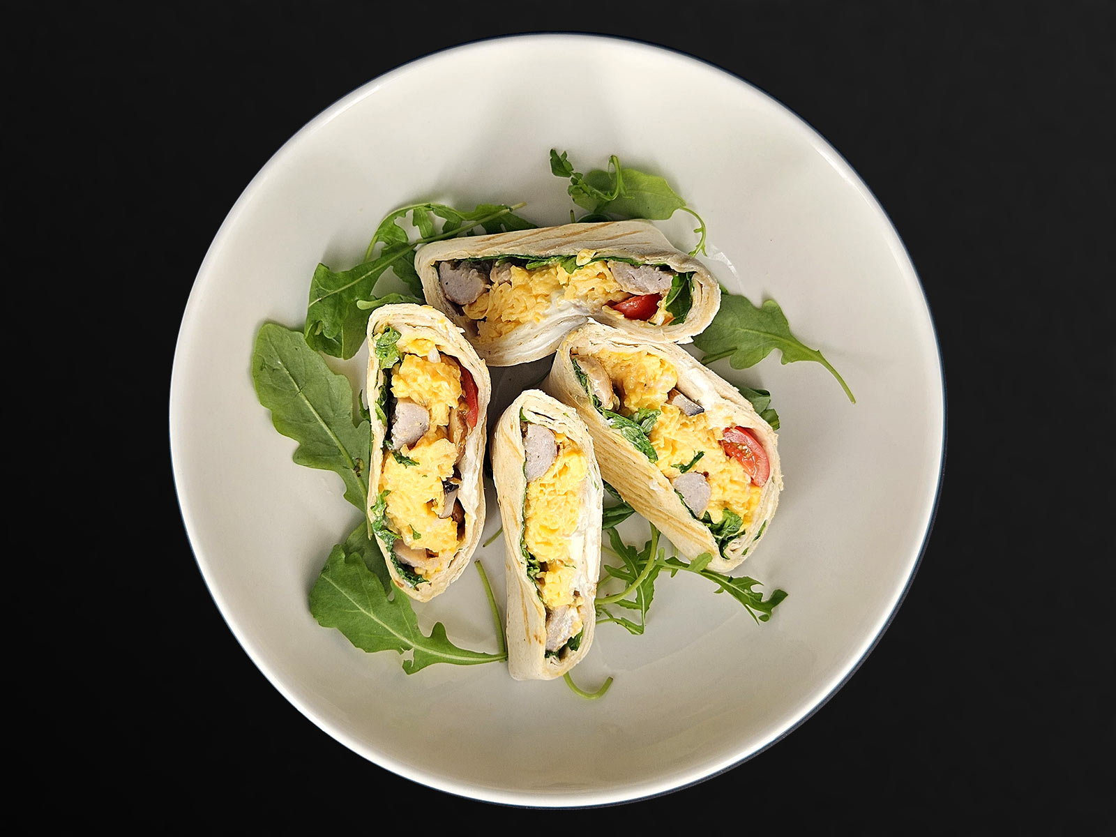 Turkey Sausage Breakfast Wrap