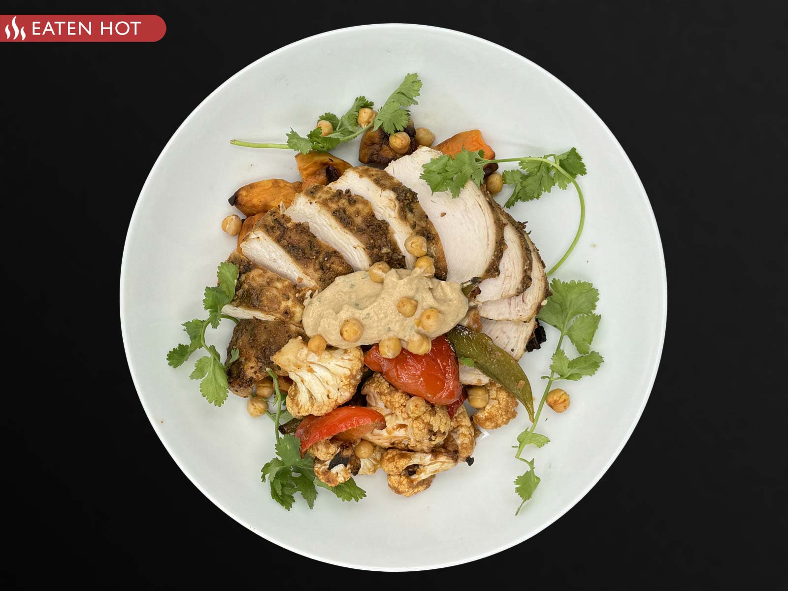 Spiced Chicken, Roasted Vegetables & Sweet Potato