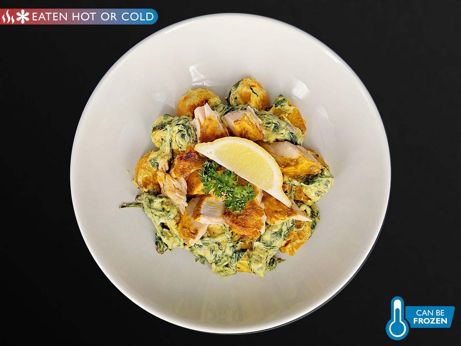 Salmon Sag Aloo
