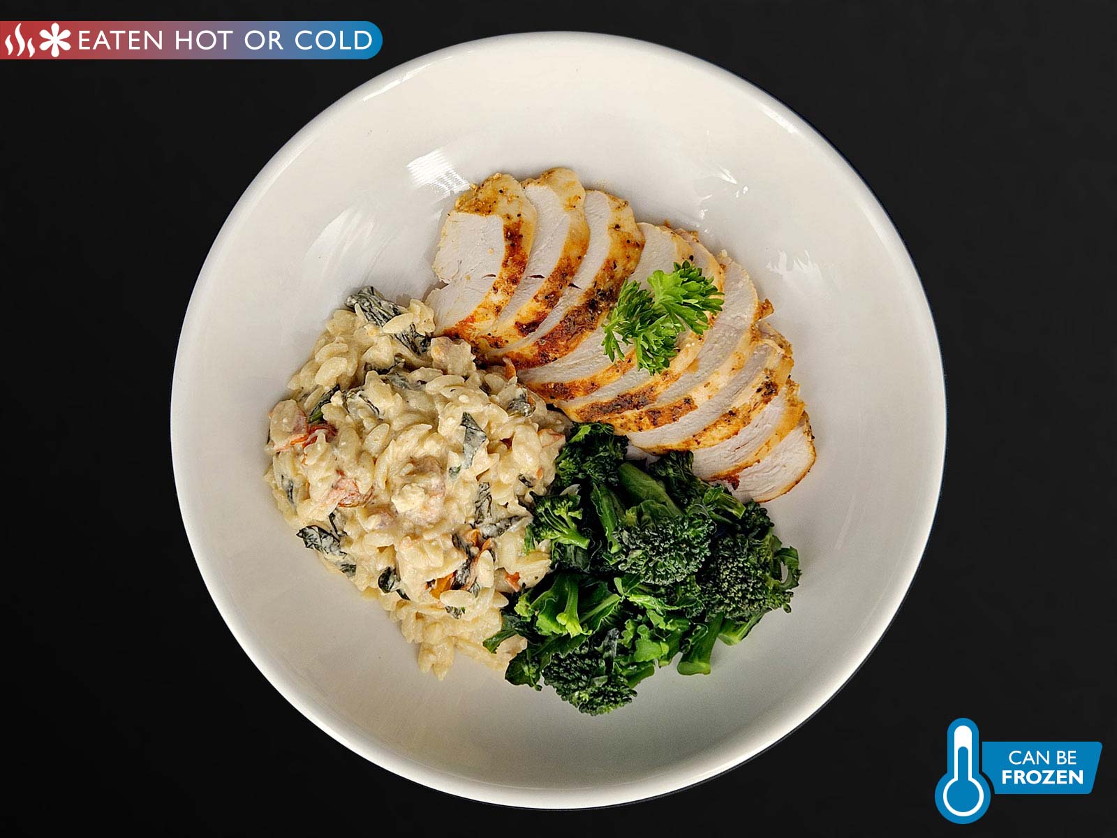 Baked Cajun Chicken with Feta & Orzo Pasta
