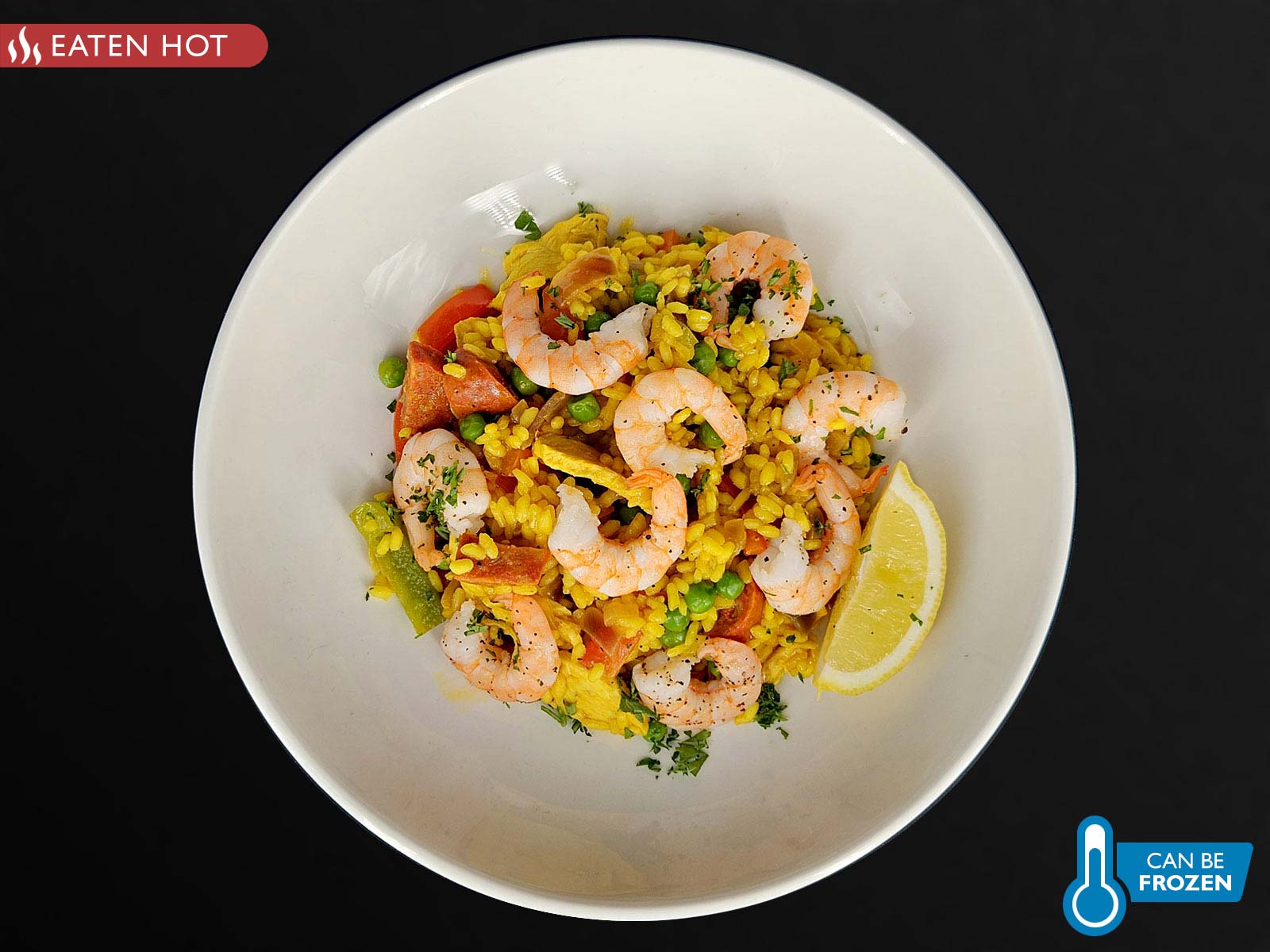 Prawn, Chicken & Chorizo Paella