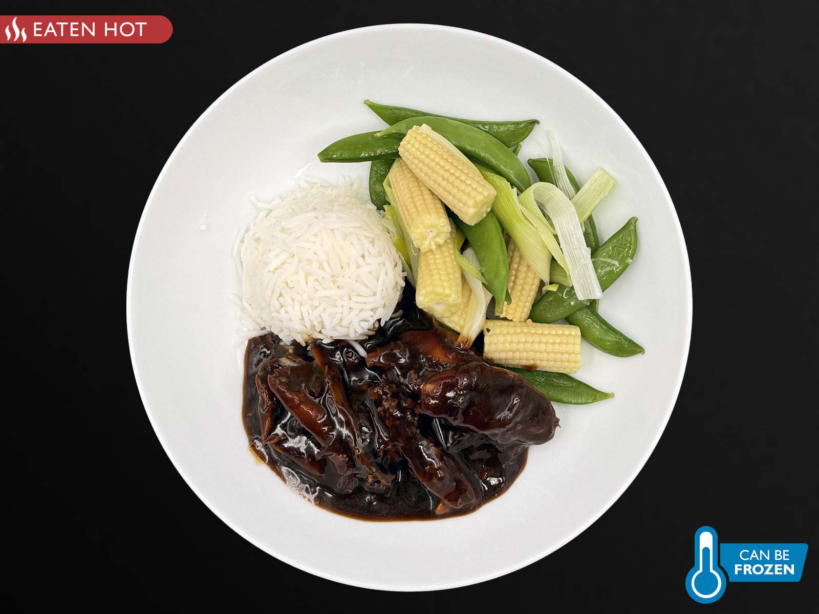 Honey and Soy Chicken with Jasmine Rice & Stir Fried Vegetables